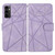 Samsung Galaxy A16 5G Skin Feel Geometric Lines Leather Phone Case - Purple Samsung Galaxy A16 5G Skin Feel Geometric Lines Leather Phone Case - Purple