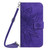 Samsung Galaxy A16 5G Skin Feel Sun Flower Embossed Flip Leather Phone Case with Lanyard - Dark Purple