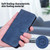 Samsung Galaxy A16 5G Skin Feeling Oil Leather Texture PU + TPU Phone Case - Dark Blue