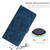Samsung Galaxy A16 5G Skin-feel Embossed Butterfly Leather Phone Case - Blue