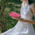 Samsung Galaxy A16 5G Skin-feel Embossed Butterfly Leather Phone Case - Rose Red