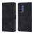 Samsung Galaxy A16 5G Skin-feel Embossed Leather Phone Case - Black