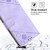 Samsung Galaxy A16 5G Skin-feel Embossed Leather Phone Case - Light Purple
