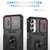 Samsung Galaxy A16 5G Sliding Camshield TPU + PC Phone Case with Holder - Black