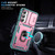Samsung Galaxy A16 5G Sliding Camshield TPU + PC Phone Case with Holder - Pink+Green