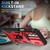 Samsung Galaxy A16 5G Sliding Camshield TPU + PC Phone Case with Holder - Red+Black