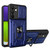 Samsung Galaxy A16 5G Sliding Camshield TPU+PC Phone Case with Card Slot - Blue