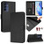 Samsung Galaxy A16 5G Smile Embossing RFID Leather Phone Case - Black