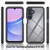 Samsung Galaxy A16 5G Starry Sky Solid Color Shockproof TPU Clear PC Phone Case - Pink