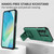 Samsung Galaxy A16 5G Stereoscopic Holder Sliding Camshield Phone Case - Green