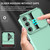Samsung Galaxy A16 5G Stereoscopic Holder Sliding Camshield Phone Case - Light Green