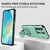 Samsung Galaxy A16 5G Stereoscopic Holder Sliding Camshield Phone Case - Light Green