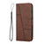 Samsung Galaxy A16 5G Stitching Calf Texture Buckle Leather Phone Case - Brown