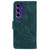 Samsung Galaxy A16 5G Tiger Embossing Pattern Flip Leather Phone Case - Green Samsung Galaxy A16 5G Tiger Embossing Pattern Flip Leather Phone Case - Green