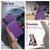 Samsung Galaxy A16 5G Vertical Flip Card Bag Holder Leather Phone Case - Purple