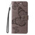 Samsung Galaxy S25 Ultra 5G 3D Butterfly Embossed Pattern Flip Leather Phone Case - Grey