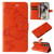 Samsung Galaxy S25 Ultra 5G 3D Butterfly Embossed Pattern Flip Leather Phone Case - Orange