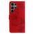 Samsung Galaxy S25 Ultra 5G 3D Butterfly Embossed Pattern Flip Leather Phone Case - Red Samsung Galaxy S25 Ultra 5G 3D Butterfly Embossed Pattern Flip Leather Phone Case - Red