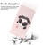 Samsung Galaxy S25 Ultra 5G 3D Colored Horizontal Flip Leather Phone Case - Heart Panda