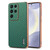 Samsung Galaxy S25 Ultra 5G AZNS Electroplated Edge Carbon Fiber Texture Phone Case - Green Samsung Galaxy S25 Ultra 5G AZNS Electroplated Edge Carbon Fiber Texture Phone Case - Green