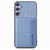 Samsung Galaxy S25 Ultra 5G Carbon Fiber Magnetic Card Wallet RFID Blocking Phone Case - Blue
