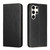 Samsung Galaxy S25 Ultra 5G Carbon Fiber Texture Magnetic Flip Leather Phone Case - Black Samsung Galaxy S25 Ultra 5G Carbon Fiber Texture Magnetic Flip Leather Phone Case - Black