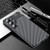 Samsung Galaxy S25 Ultra 5G Carbon Fiber Texture Shockproof TPU Phone Case - Black