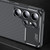 Samsung Galaxy S25 Ultra 5G Carbon Fiber Texture Shockproof TPU Phone Case - Black