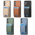 Samsung Galaxy S25 Ultra 5G Carbon Fiber Vertical Flip Wallet Stand Phone Case - Blue