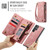 Samsung Galaxy S25 Ultra 5G CaseMe 008 Detachable Multifunctional Leather Phone Case - Pink