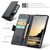 Samsung Galaxy S25 Ultra 5G CaseMe 023 Butterfly Buckle Litchi Texture RFID Anti-theft Leather Phone Case - Black
