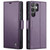 Samsung Galaxy S25 Ultra 5G CaseMe 023 Butterfly Buckle Litchi Texture RFID Anti-theft Leather Phone Case - Purple