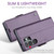 Samsung Galaxy S25 Ultra 5G CaseMe 023 Butterfly Buckle Litchi Texture RFID Anti-theft Leather Phone Case - Purple