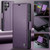Samsung Galaxy S25 Ultra 5G CaseMe 023 Butterfly Buckle Litchi Texture RFID Anti-theft Leather Phone Case - Purple