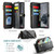 Samsung Galaxy S25 Ultra 5G CaseMe C36 Card Slots Zipper Wallet RFID Anti-theft Leather Phone Case - Black