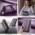 Samsung Galaxy S25 Ultra 5G CaseMe C36 Card Slots Zipper Wallet RFID Anti-theft Leather Phone Case - Purple