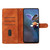 Samsung Galaxy S25 Ultra 5G Cherry Blossom Butterfly Skin Feel Embossed PU Phone Case - Brown