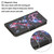 Samsung Galaxy S25 Ultra 5G Colored Drawing Pattern Leather Phone Case - Fluorescent Butterfly