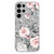 Samsung Galaxy S25 Ultra 5G Colorful Painting Pattern TPU Phone Case - Flowers On Grey