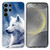 Samsung Galaxy S25 Ultra 5G Colorful Painting Pattern TPU Phone Case - White Wolf