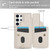 Samsung Galaxy S25 Ultra 5G Crossbody Flower Pattern Leather Phone Case - White Samsung Galaxy S25 Ultra 5G Crossbody Flower Pattern Leather Phone Case - White