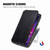 Samsung Galaxy S25 Ultra 5G Cubic Grid Pressed Magnetic Leather Phone Case - Black
