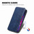 Samsung Galaxy S25 Ultra 5G Cubic Grid Pressed Magnetic Leather Phone Case - Blue