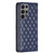Samsung Galaxy S25 Ultra 5G Diamond Lattice Magnetic Leather Flip Phone Case - Blue