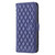 Samsung Galaxy S25 Ultra 5G Diamond Lattice Wallet Flip Leather Phone Case - Blue