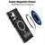 Samsung Galaxy S25 Ultra 5G Dual-Color Skin Feel Magsafe Phone Case with Holder - Blue