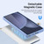 Samsung Galaxy S25 Ultra 5G DUX DUCIS Lawa Series 2 in 1 Wallet Zipper Detachable MagSafe Phone Case with Lanyard - Light Blue