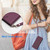 Samsung Galaxy S25 Ultra 5G Embossed Kitten Phone Leather Case with Lanyard - Wine Red