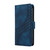 Samsung Galaxy S25 Ultra 5G Embossed Rhombus Starry Leather Phone Case - Blue