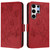 Samsung Galaxy S25 Ultra 5G Embossed Rose RFID Anti-theft Leather Phone Case - Red Samsung Galaxy S25 Ultra 5G Embossed Rose RFID Anti-theft Leather Phone Case - Red